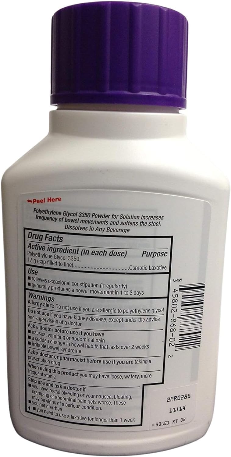 PERRIGO Polyethylene Glycol 3350 Powder for Solution - Image 2